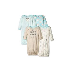 Gerber Baby Boy and Girls 4-Pack Sleeper Gown